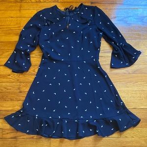 Xhiliration, navy blue dress size medium
